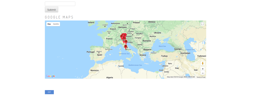 Google maps marker, wordpress plugin